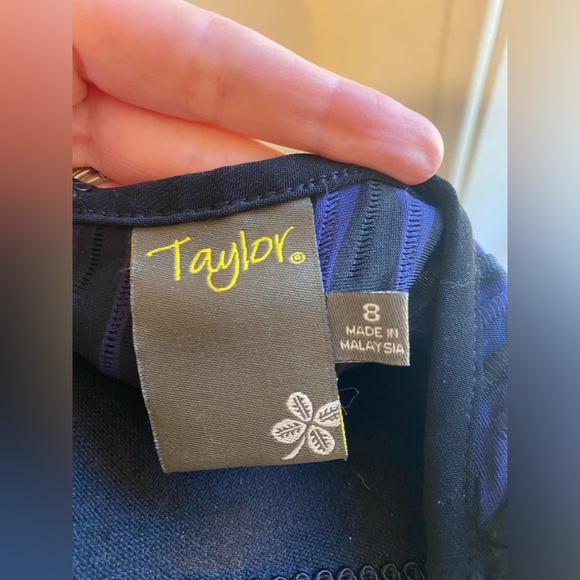 Black/blue Taylor Sleeveless Dress - Picture 4 of 8